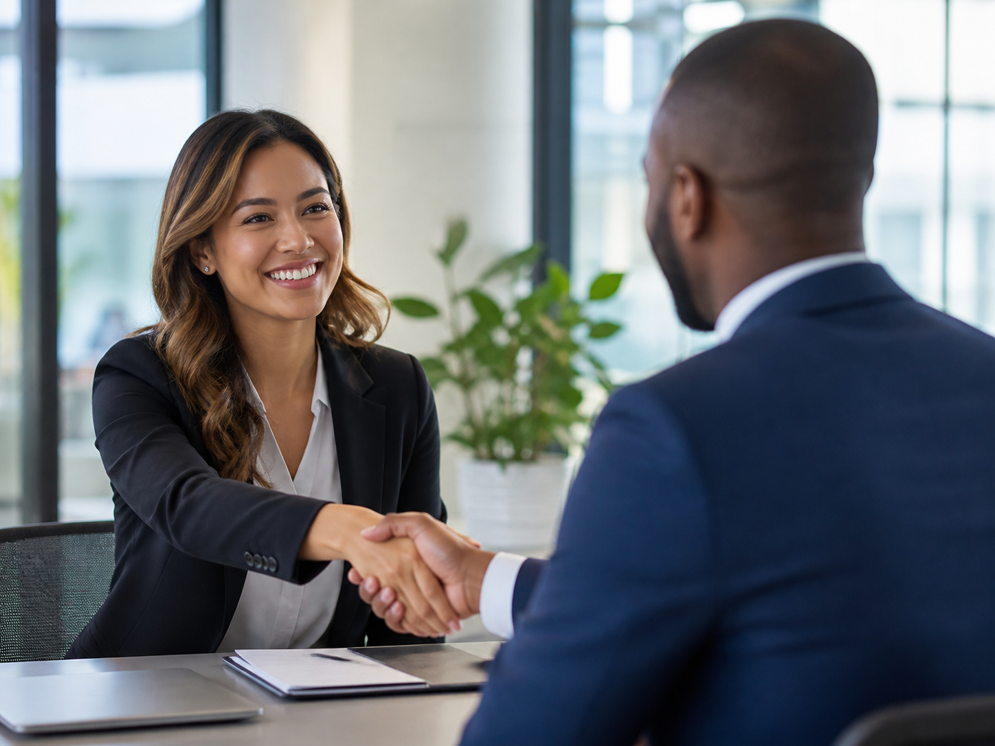 Recruiter interviewing a candidate